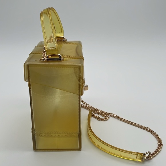 NWT Jelly Box Purse - Yellow - Picture 4 of 13